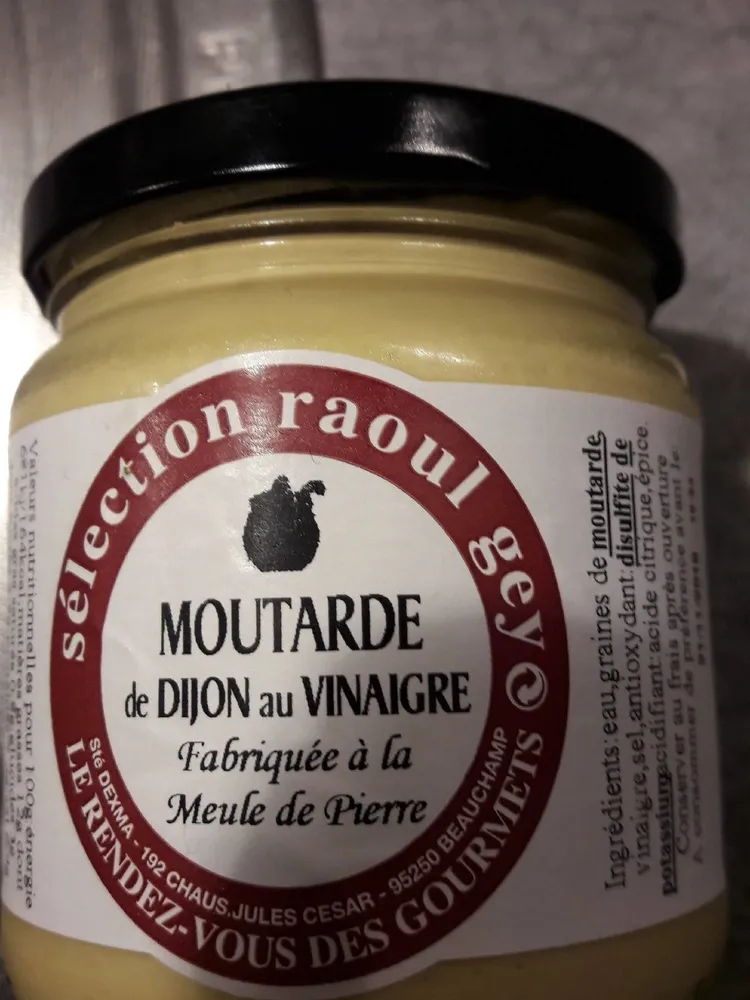 Moutarde de Dijon au vinaigre