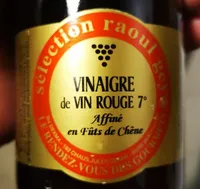 Vinaigre de vin rouge 7°