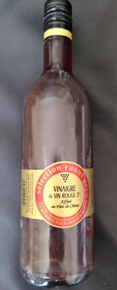Vinaigre de vin rouge affiné en fûts de chêne