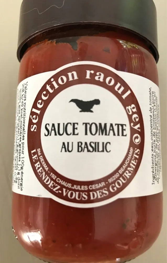 Sauce tomate au basilic