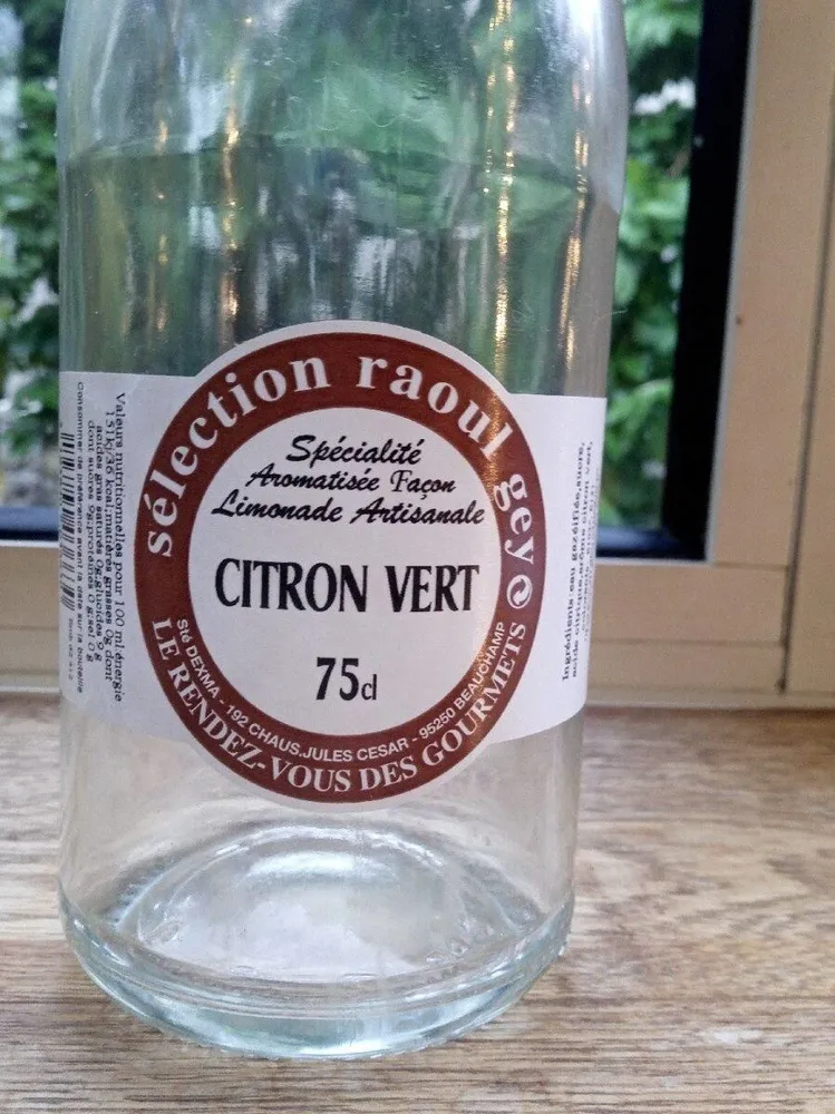 Limonade citron vert artisanale 750ml