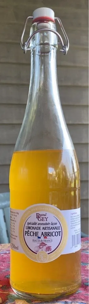 Limonade Artisanale Peche Abricot