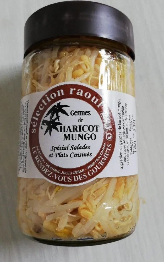 Germes de haricot Mungo