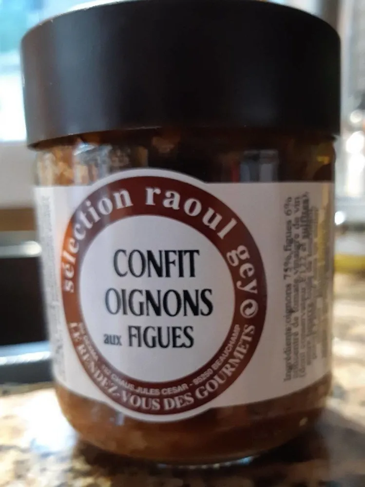 Confit oignons aux figues