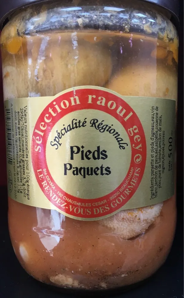 Pieds paquets