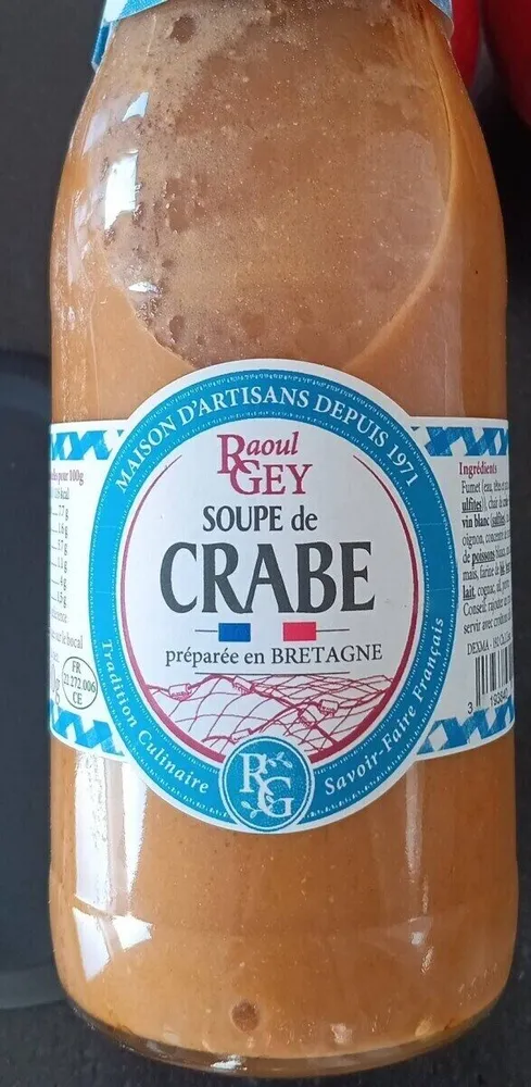 Soupe de crabe
