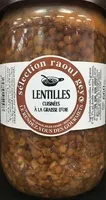 Lentilles cuisiner à la Graisse d’oie
