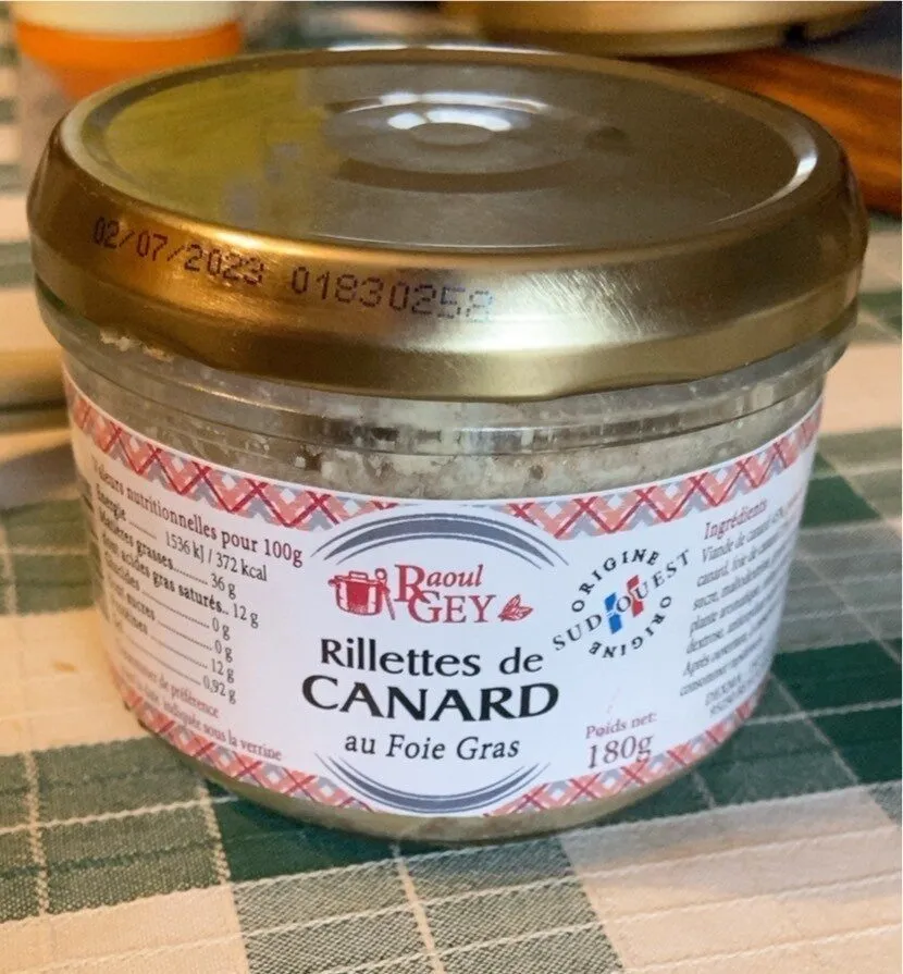 Rilletes de canard