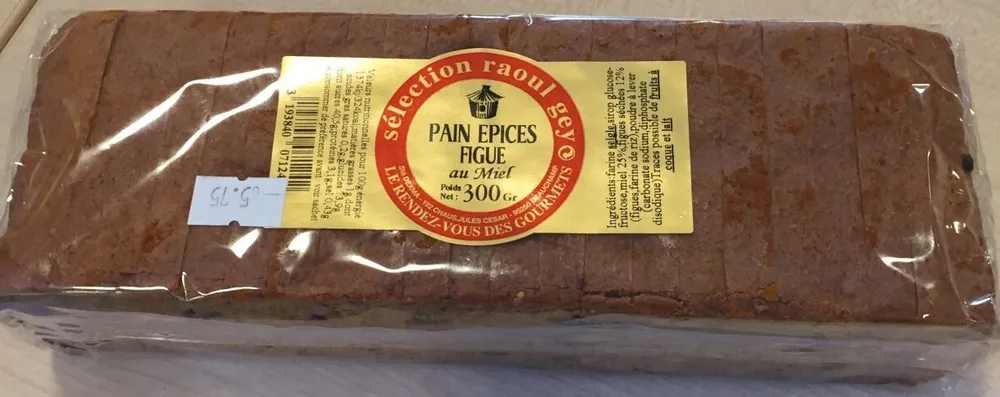 Pain épices figue au miel