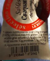 Sablés craquants Bergamote poire