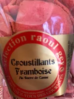 Croustillants framboise au sucre de canne