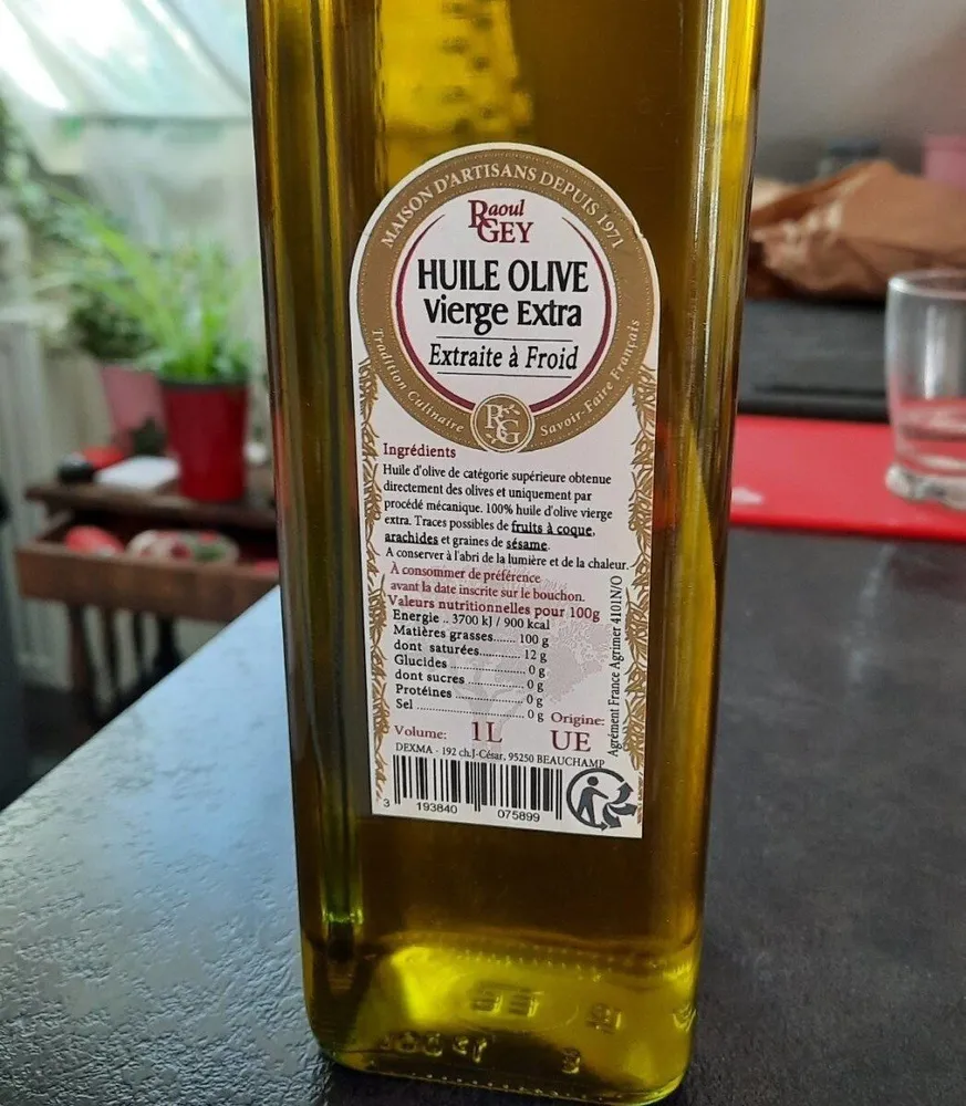 Huile olive vierges extra extraite à froid