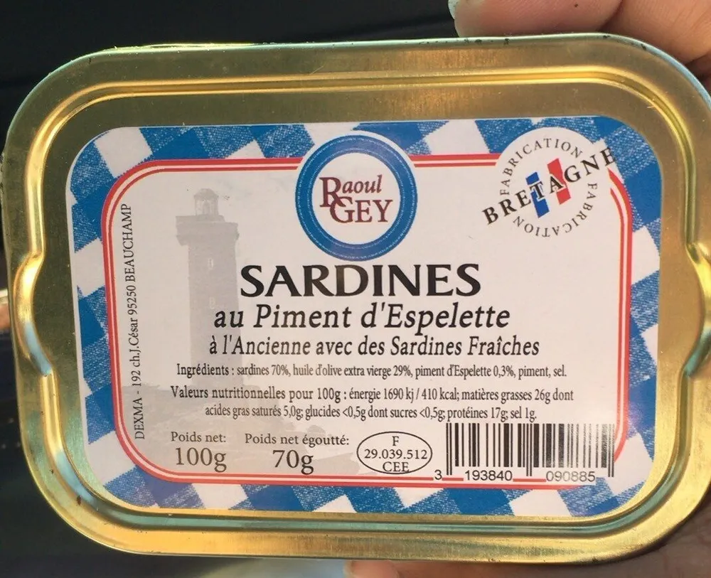 Sardine au piment d’espelette