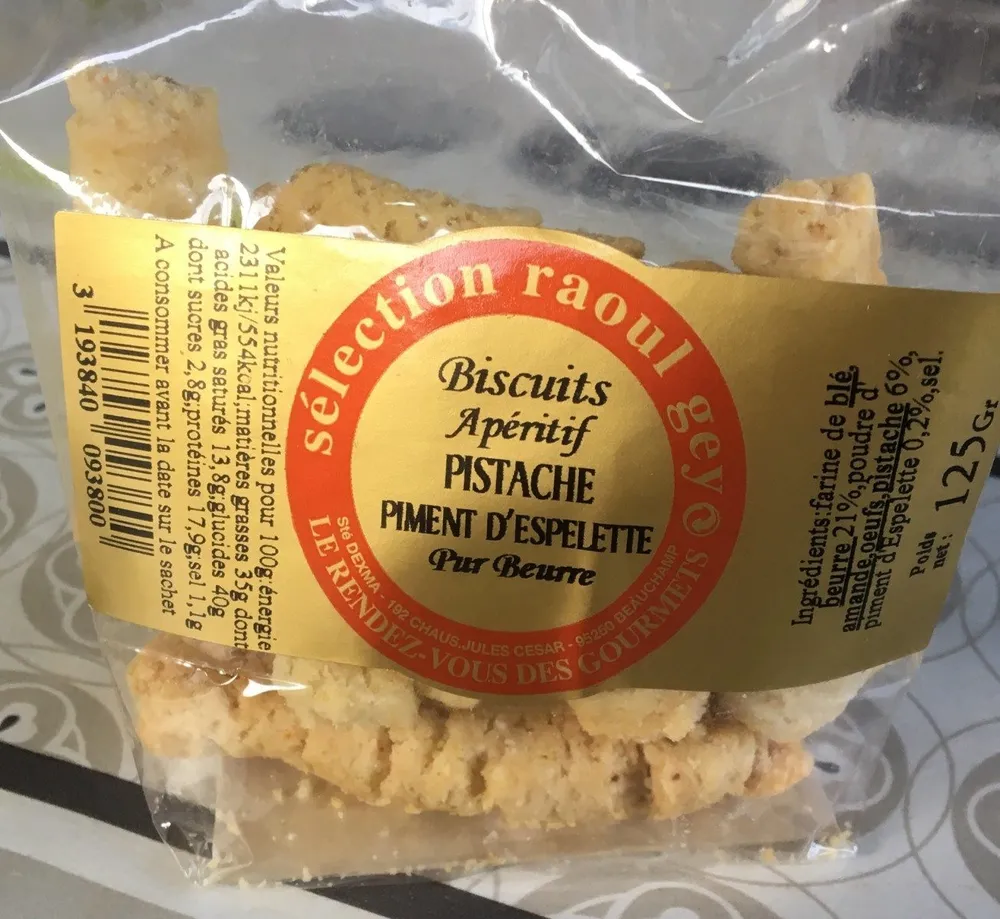 Biscuits aperitifs