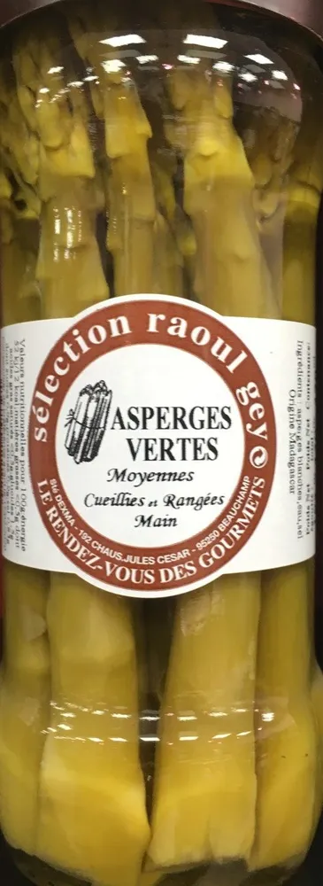 Asperges vertes