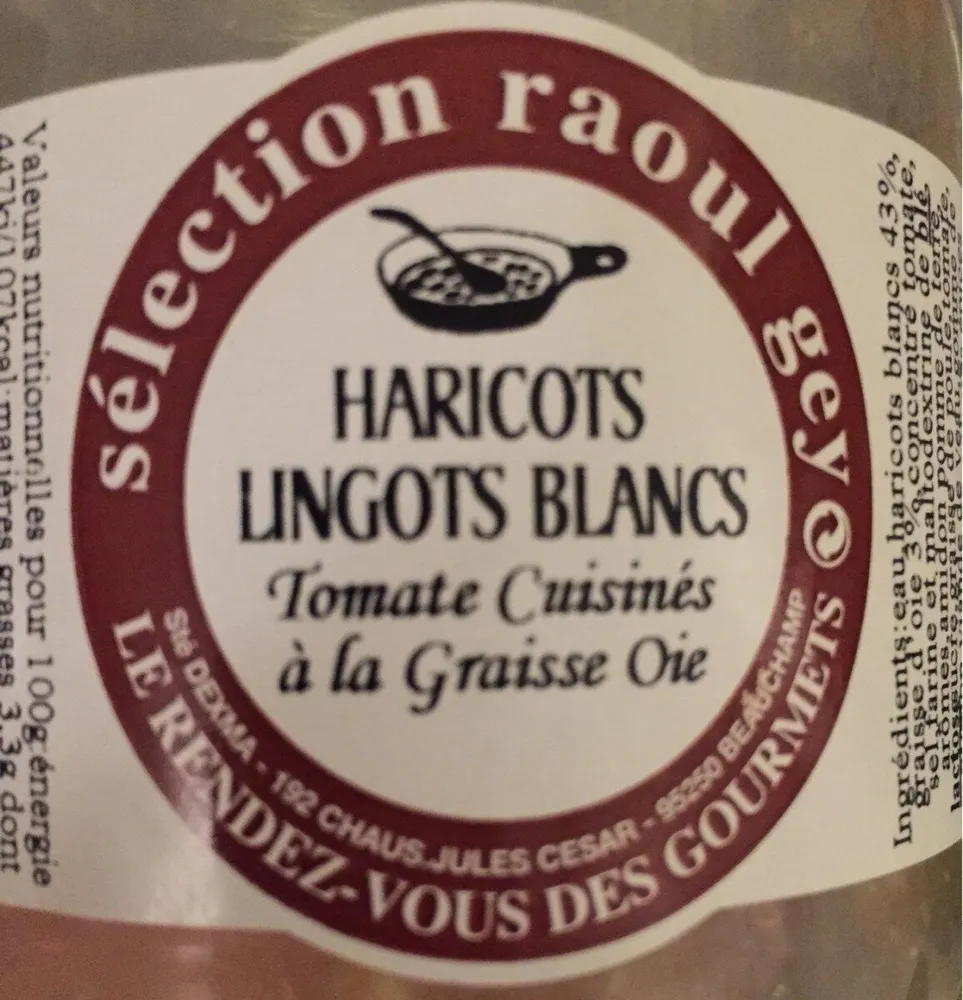 Haricots lingots blancs