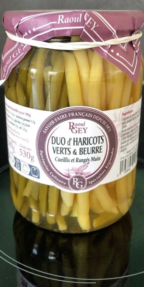 Duo d’haricots verts et beurre