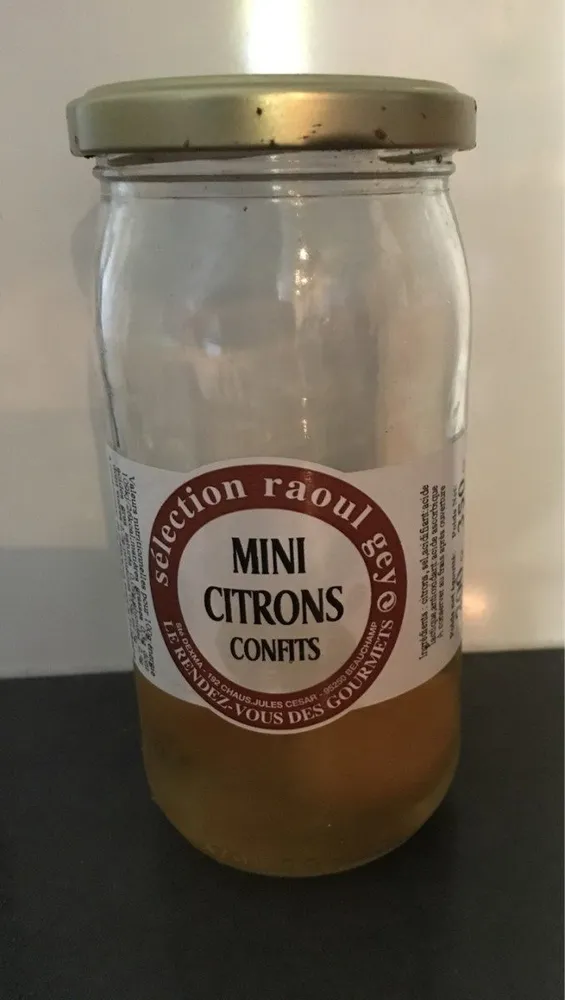 Mini citrons confits