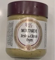 Moutarde Zeste de citron thym