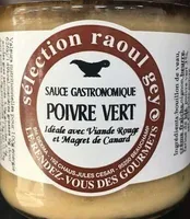 Sauce gastronomique au poivre vert