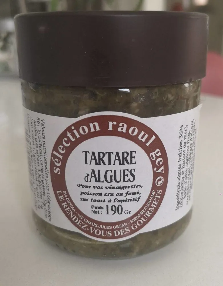 Tartare d'Algues