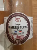 Soupe Lentilles corail aux épices