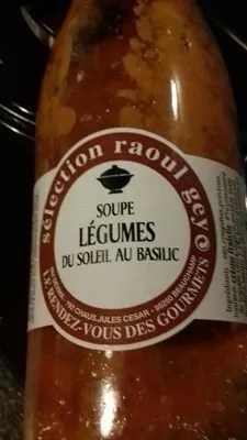 Soupe legume du soleil au basilic