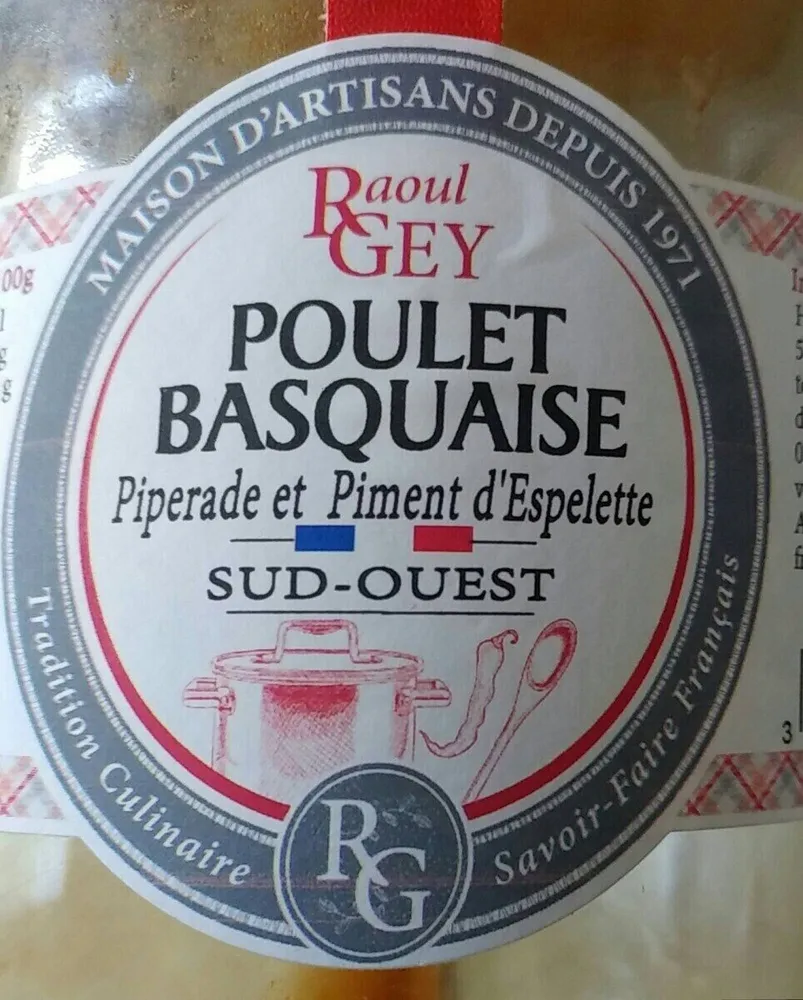 Poulet basquaise
