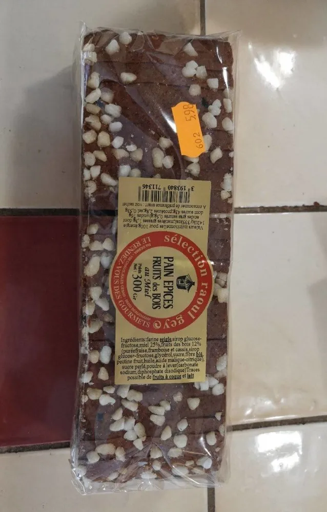 Pain d'épices fruit des bois au miel