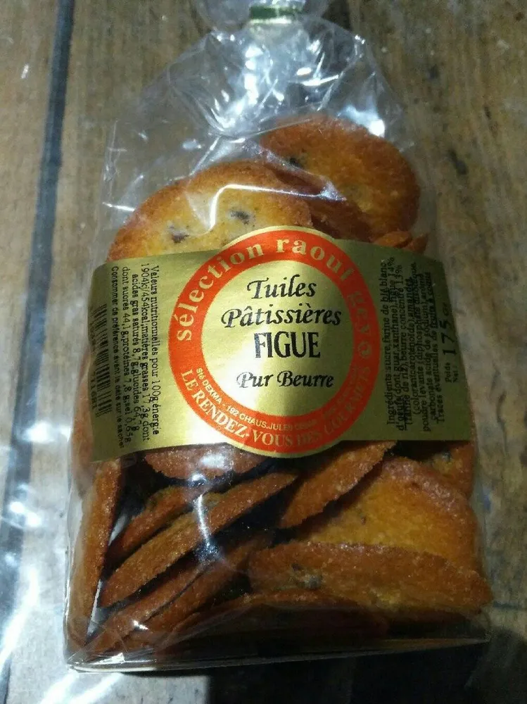 Tuiles Pâtissières FIGUE Pur Beurre