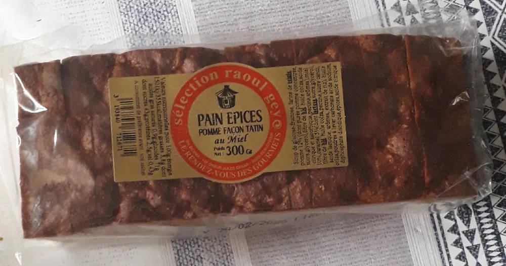 Pain d'épices pomme façon tatin au miel