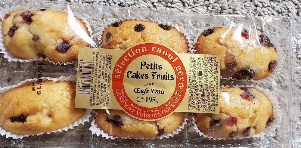 Petits cakes aux fruits