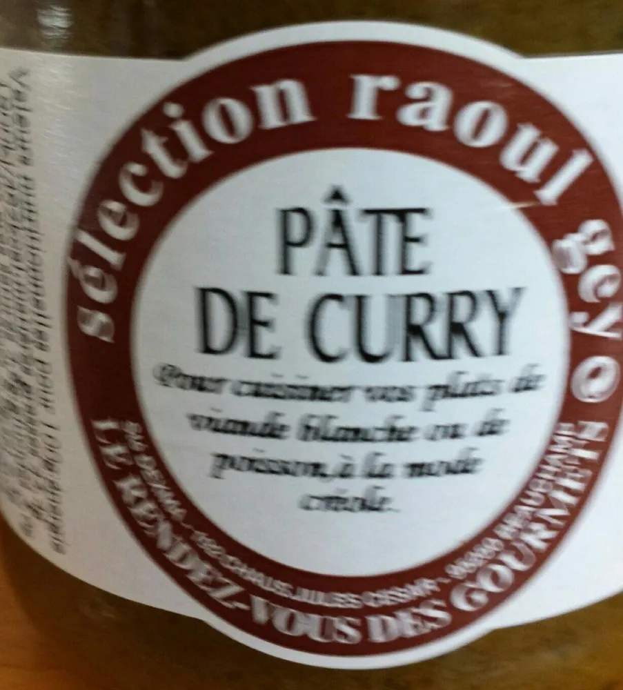 Pâte de curry