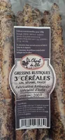Gressins rustiques 3 céréales lin sésame pavot