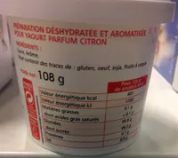 Aromatisation pour yaourtière arôme citron