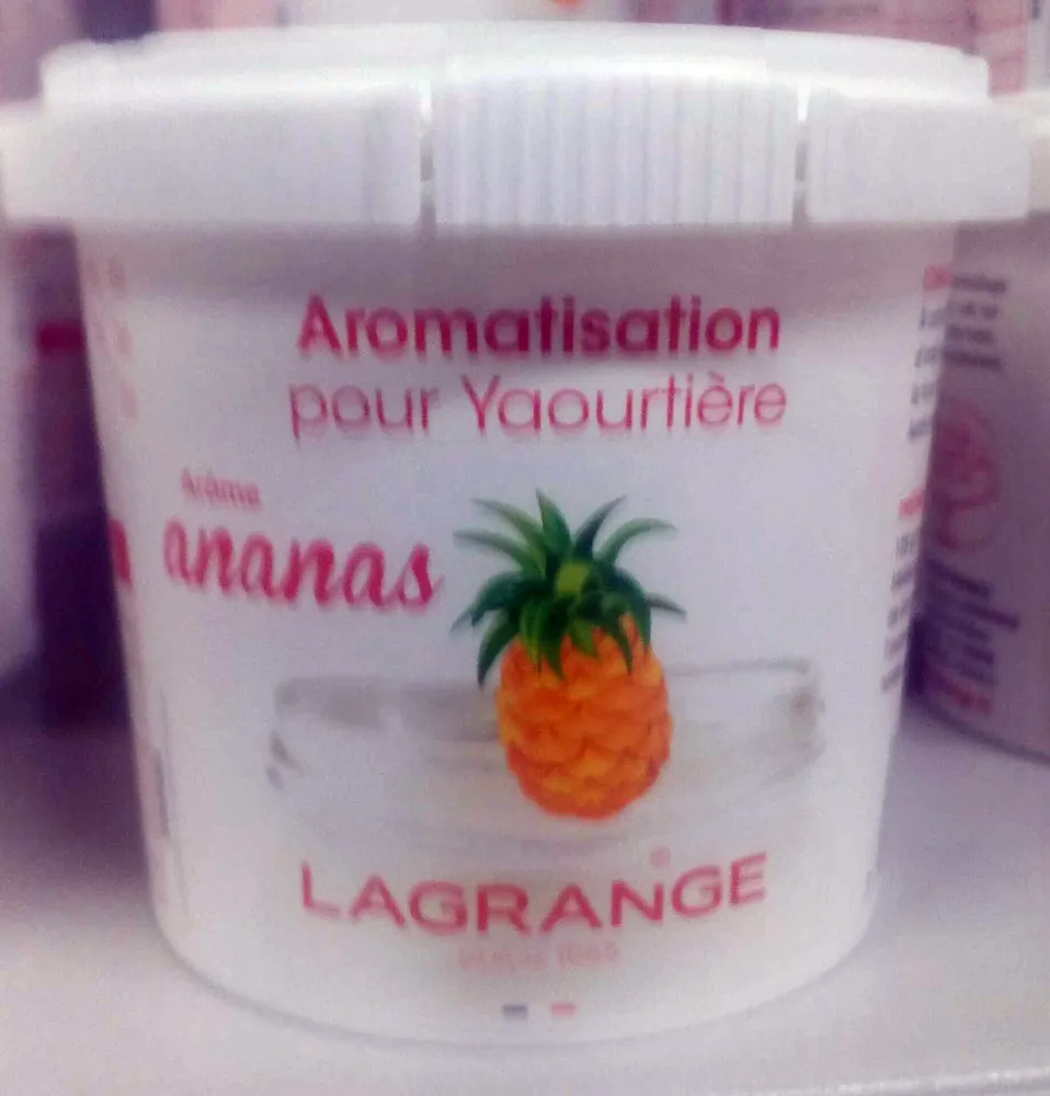Aromatisation Pour Yaourts - Ananas - LAGRANGE
