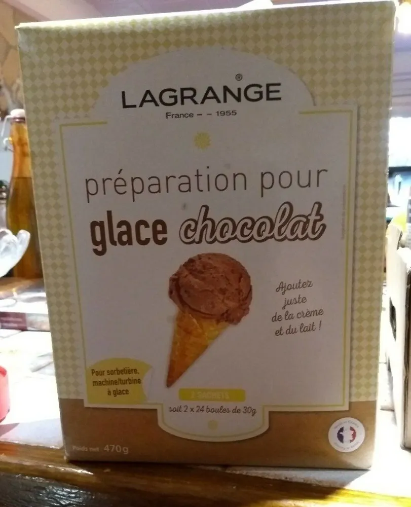Préparation pour glace chocolat