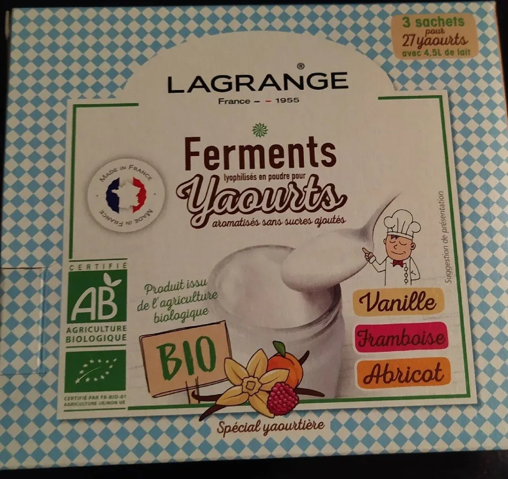 Ferments yaourts