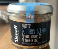 Rillettes de thon au confit d oignons et au vinaigre de cidre