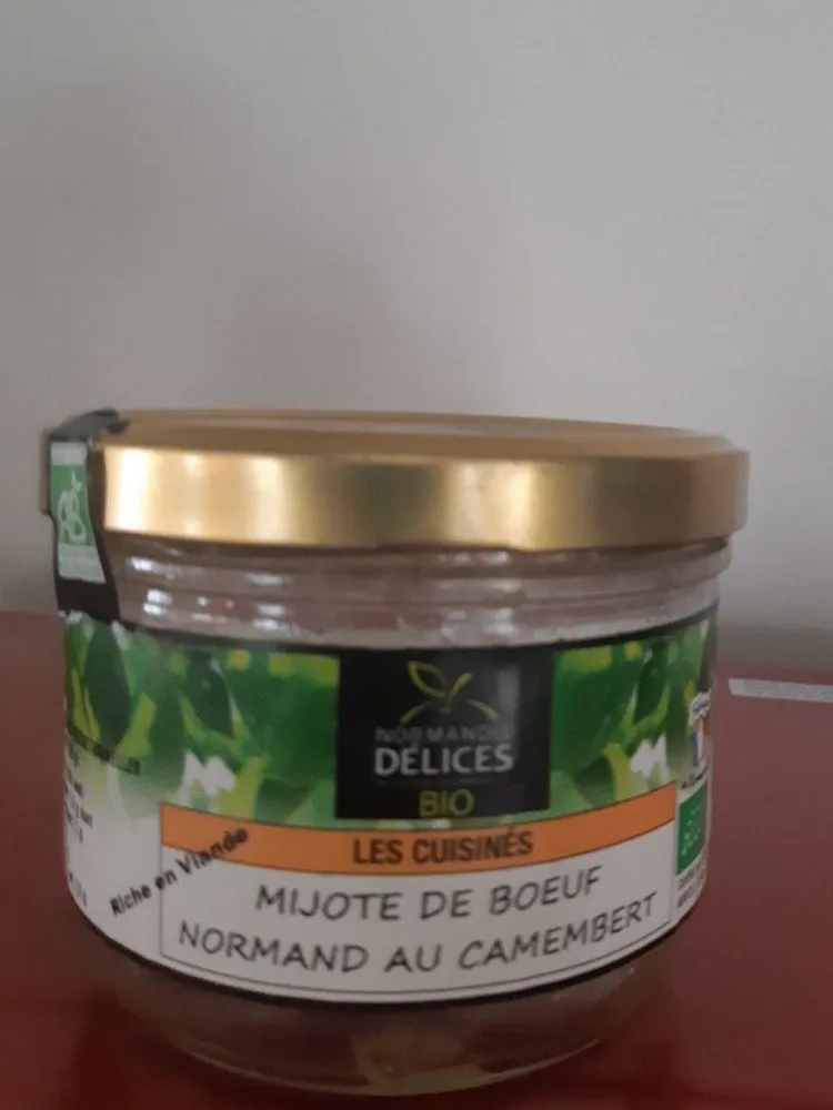 Mijoté de boeuf normand au camembert