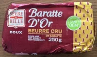 Beurre De Baratte Cru Doux Plaquette