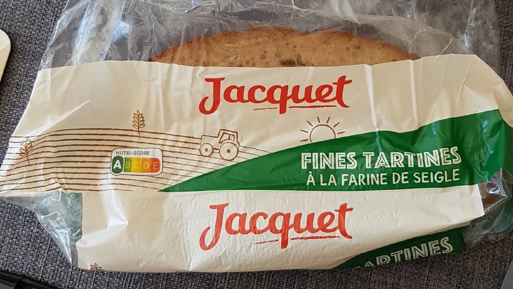Bacquet fines tartines à la farine de seigle