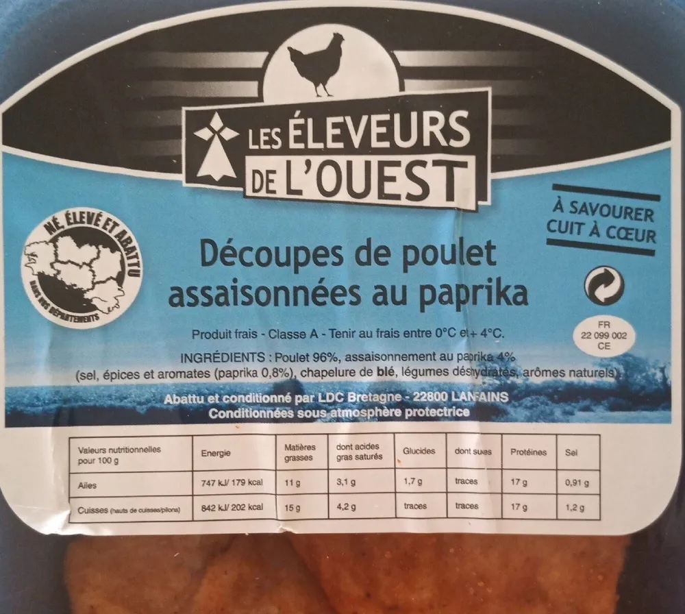 Cuisses de poulet paprika