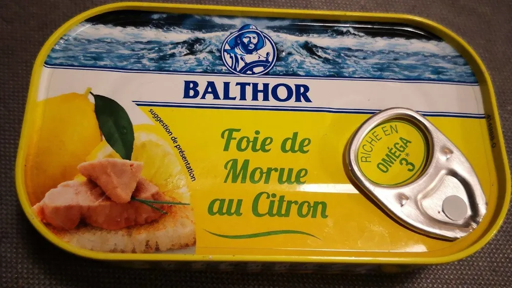 Foie de morue au citron