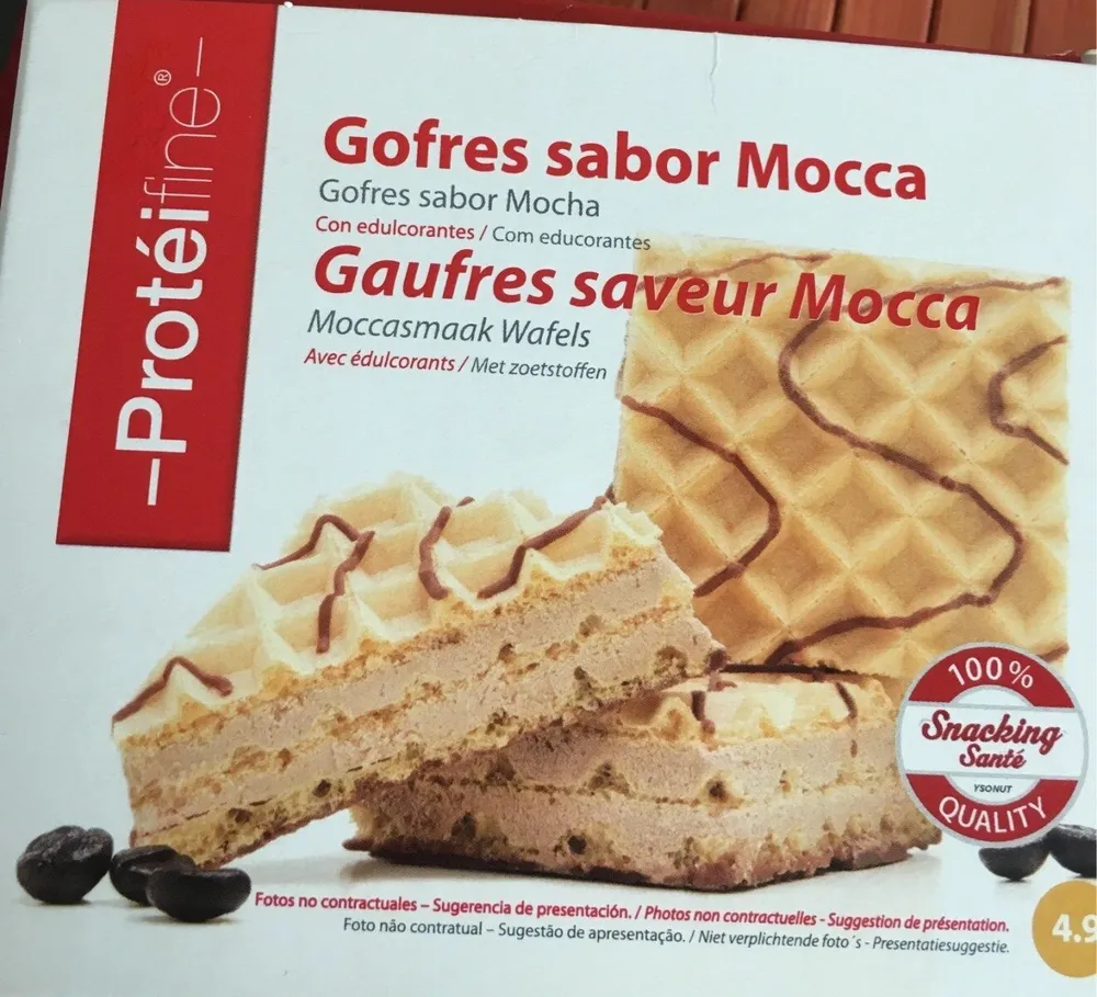 Gaufres saveur mocca