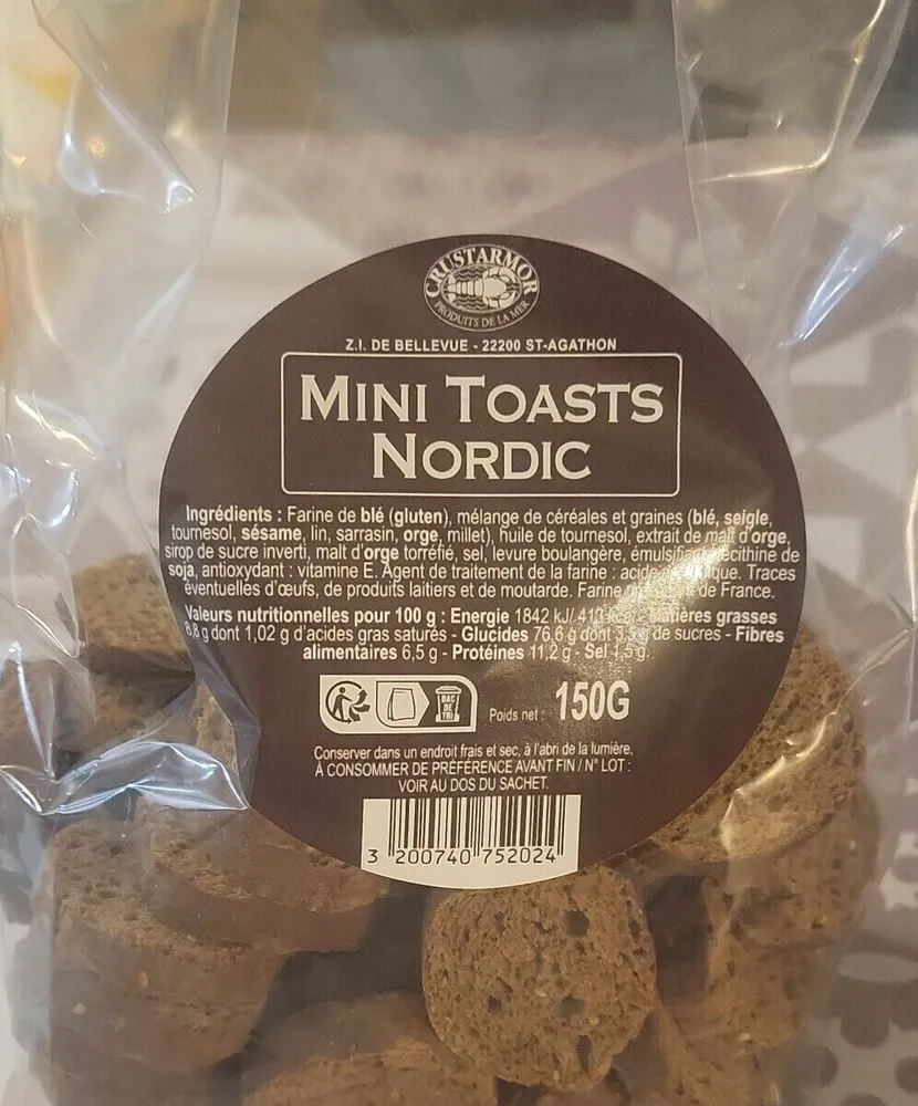 Mini toasts nordic