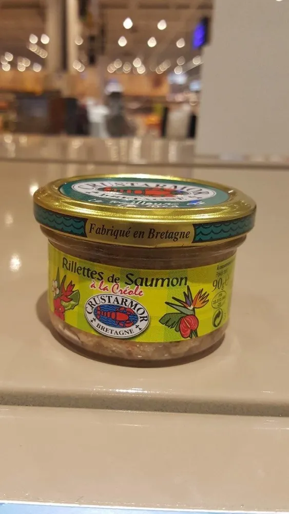90G Rillettes Saumon Creole Crustarmor