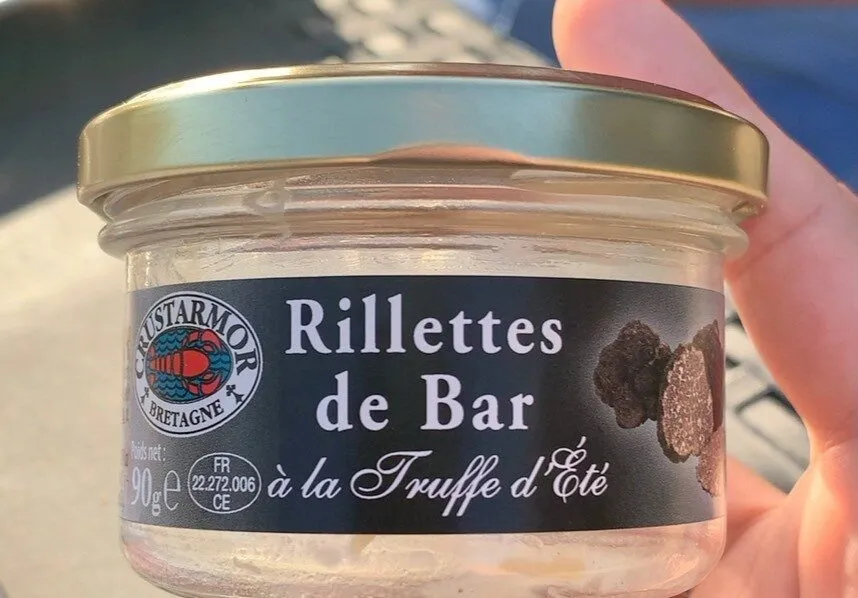 Rillettes de Bar a la truffe d’ete