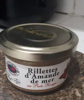 rillettes d amande de mer au pesto rouge