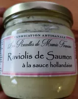 Raviolis de saumon à la sauce hollandaise